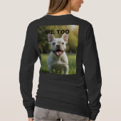 Customized with 2 and text t-shirt (Achterkant)