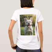Customized with 2 and text t-shirt (Achterkant)