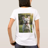 Customized with 2 and text t-shirt (Achterkant)