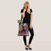 Customized with 2 and text tote bag (Op model)