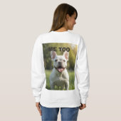 Customized with 2 and text trui (Achterkant volledig)