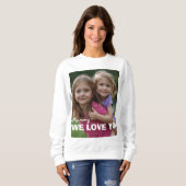 Customized with 2 and text trui (Voorkant volledig)