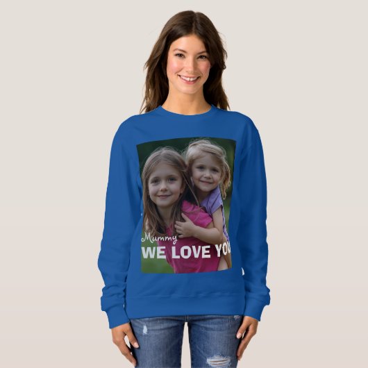 Customized with 2 and text trui (Voorkant volledig)