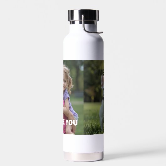 Customized with 2 and text waterfles (Links)