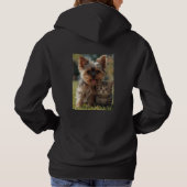 Customized with two photos hoodie (Achterkant)