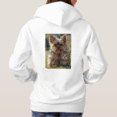 Customized with two photos hoodie (Achterkant)