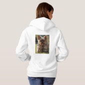 Customized with two photos hoodie (Achterkant volledig)