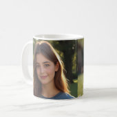 Customized with two photos koffiemok (Voorkant links)
