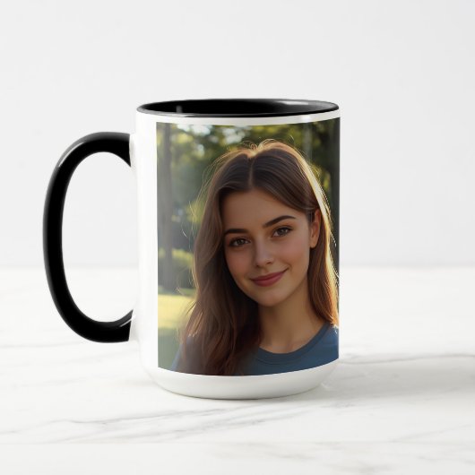 Customized with two photos mok (Links)