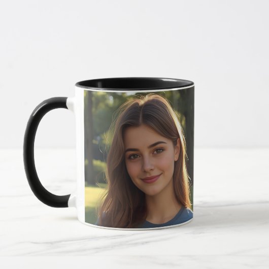 Customized with two photos mok (Links)
