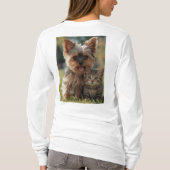 Customized with two photos t-shirt (Achterkant)