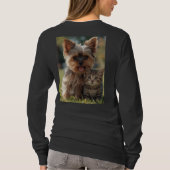 Customized with two photos t-shirt (Achterkant)