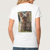 Customized with two photos t-shirt (Achterkant)