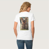 Customized with two photos t-shirt (Achterkant volledig)