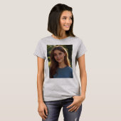Customized with two photos t-shirt (Voorkant volledig)