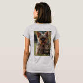 Customized with two photos t-shirt (Achterkant volledig)