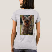 Customized with two photos t-shirt (Achterkant)