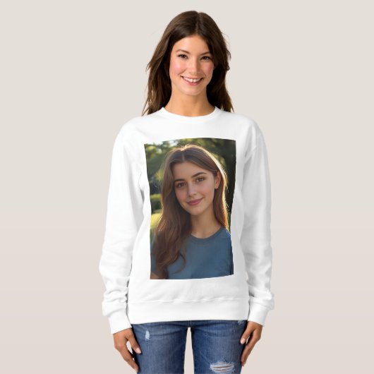 Customized with two photos trui (Voorkant volledig)
