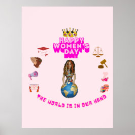 Customized women's day poster