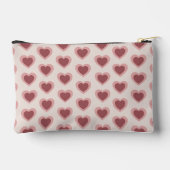Customized Y2K Heart in Bordeaux Pink Retro Etui (Achterkant)