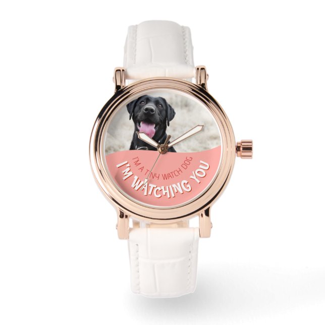 Customized - Your own dog photo - Watch Dog Watch Horloge (Voorkant)