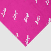 Customized Your Own Logo Stylish Modern Minimal Tissuepapier (Detail)