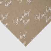 Customized Your Own Logo Stylish Modern Minimal  Tissuepapier (Detail)