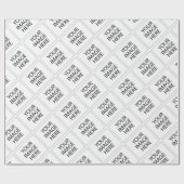 #CustomLogoInpakpapier Cadeaupapier (Vlak)