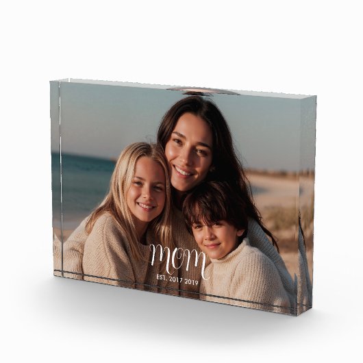 CustomMom Established Modern Script  Fotoblokken (Rechts)