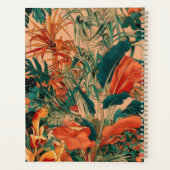 Customname tropical leaves planner (Achterkant)