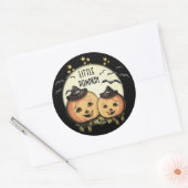 CustomVintage Halloween pompoen Stickers (Envelop)
