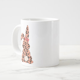 Custon Rabbit Pints Leopard Grote Koffiekop