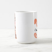 Custon Rabbit Pints Leopard Koffiemok (Center)