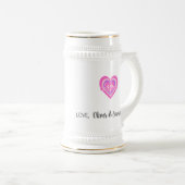 Custon Retro Heart Mama Bierpul (Voorkant rechts)