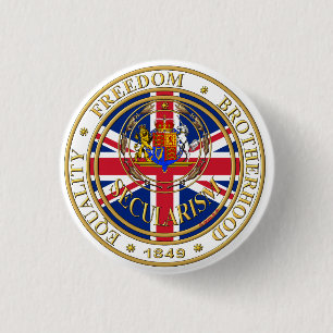 Custularism united kandom ronde button 3,2 cm