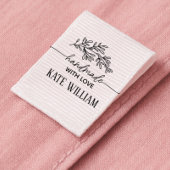  Cut and sew Handmade with love Custom  Grosgrain Lint