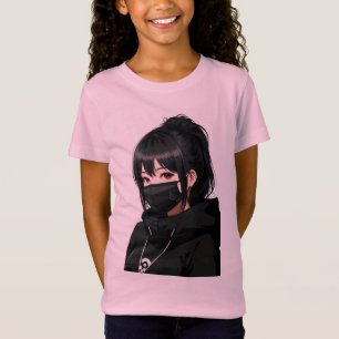 Cut Anime meisje T-shirt