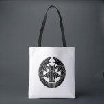 Cut bamboo in embracing bamboo leaves tote bag<br><div class="desc">This kamon is called "Daki take ni kiri take" in Japan.</div>