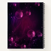 Cut Butterfly Dark paarse notitieboek (Achterkant)