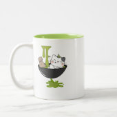 Cut Cat Matcha's Mug Tweekleurige Koffiemok (Links)