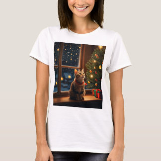 cut cat t-shart, cate T-shart Mannen basic T-shirt