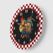 cut Country rooster Farmhouse decor Grote Klok (Hoek)