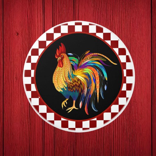 cut Country rooster Farmhouse decor Keramische Knop