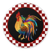 cut Country rooster Farmhouse decor Keramische Knop (Voorkant)