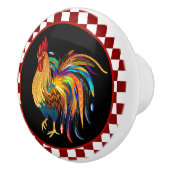 cut Country rooster Farmhouse decor Keramische Knop (Rechts)