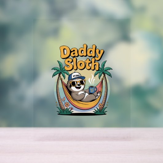 Cut Daddy Sloth Vader Acryl Bord (Neutraal)