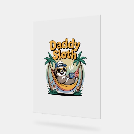 Cut Daddy Sloth Vader Acryl Bord (Hoek)