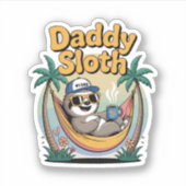 Cut Daddy Sloth Vader Sticker (Voorkant)