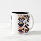 Cut Dog Mok Lover Gift Koffie Mok Cup Gift voor ha (Voorkant rechts)