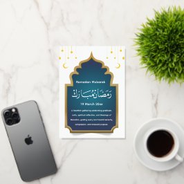 Cut Eid Mubarak Card  Folie Wenskaart